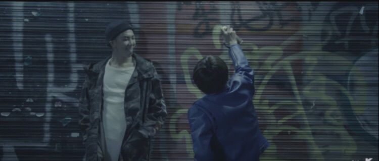 It was also during RUN MV when we saw  making graffiti together.  relates a lot on , being the one who he talks with about his "Dreams".* Broke Mirror = Reflection Short Film* Abraxas Graffiti = Stigma Short Film