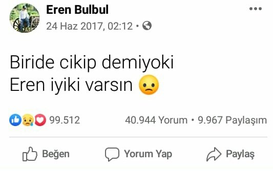ahmetarpaca's tweet photo. #İyikivarsınEren 🇹🇷🇹🇷 https://t.co/YhAcvO5BWl