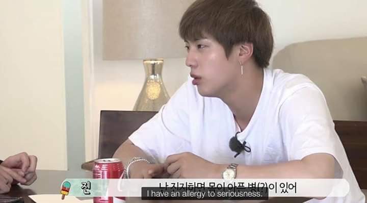 kim seokjin being a straight up comedian – a thread