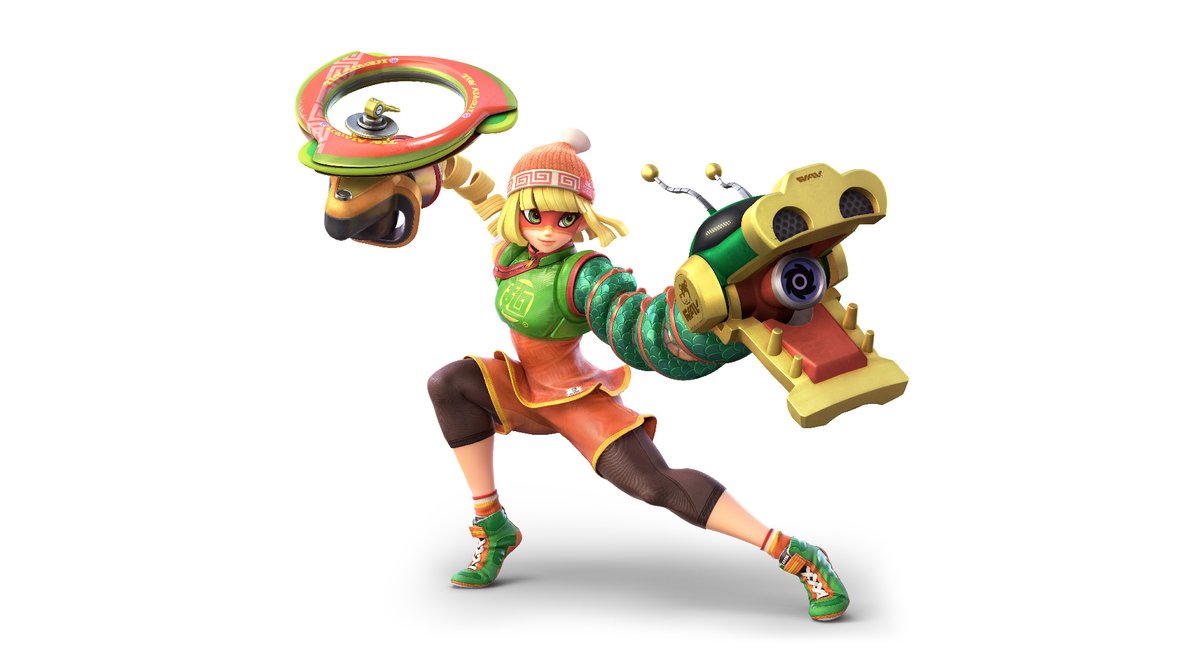 Min Min's design is creative, fun, grounded, and CLEAR. Her arms are made of noodles!! Her hat is a noodle bowl!! Great portrayal of the concept of “all the ARMS are objects” in a weird way but not TOO weird. Great theming, and unique orange, green, and yellow color palette