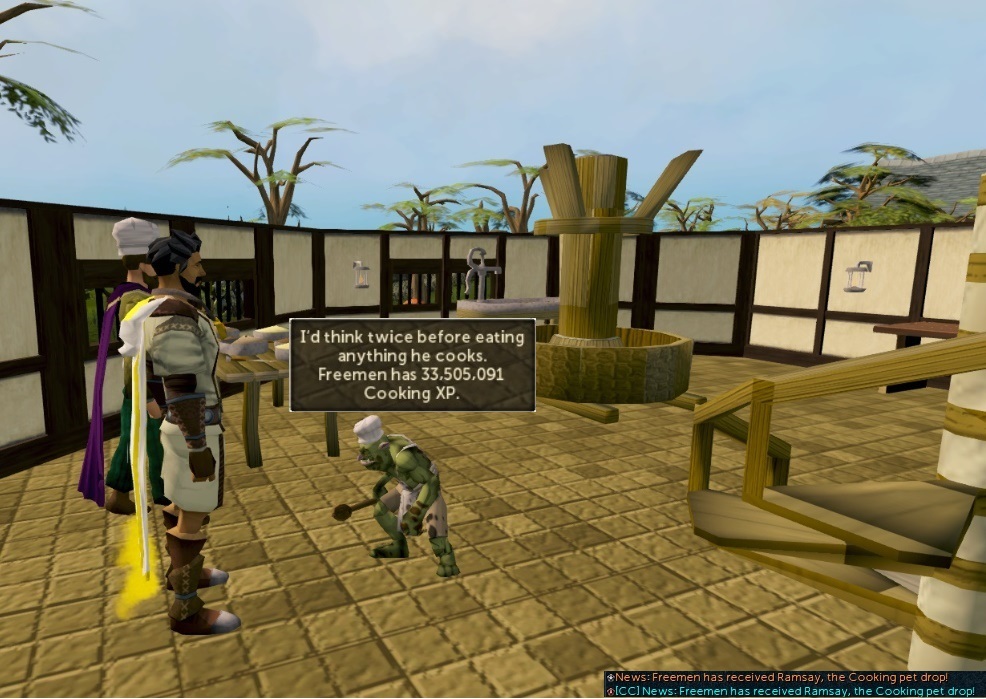 KingFreemen's tweet photo. Yay!! Just got the cooking pet at 33.5m total xp, 15.5m xp gained! 4 pets away from MoA! https://t.co/VdaCVfhYDg