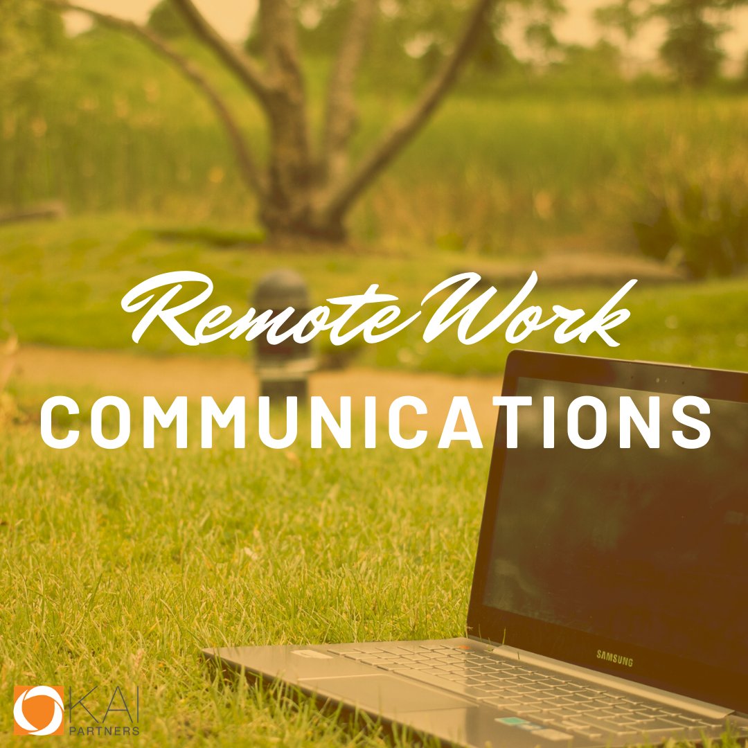 KAIPartners's tweet photo. ICYMI, one of our #communications consultants shares #insight and recommendations about how thoughtful &amp; #strategic communications can support a successful transition to #remotework (or other #changes!).

https://t.co/Y3UardvvnX

#workfromhome #digitaltransformation #innovation https://t.co/gGuhnUPXWo