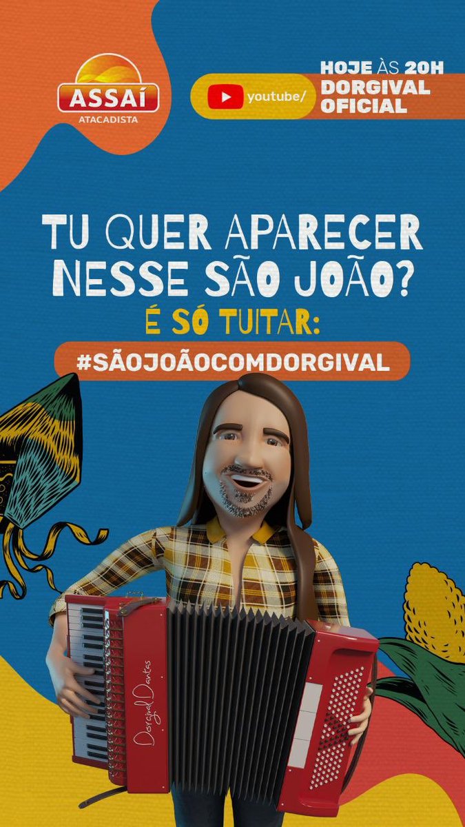 RFontarelly's tweet photo. Tu quer aparecer no Meu São João? É só, tu tuitar com a hasteg: #saojoaocomdorgival 🌽🔥 https://t.co/x122AEaUIW