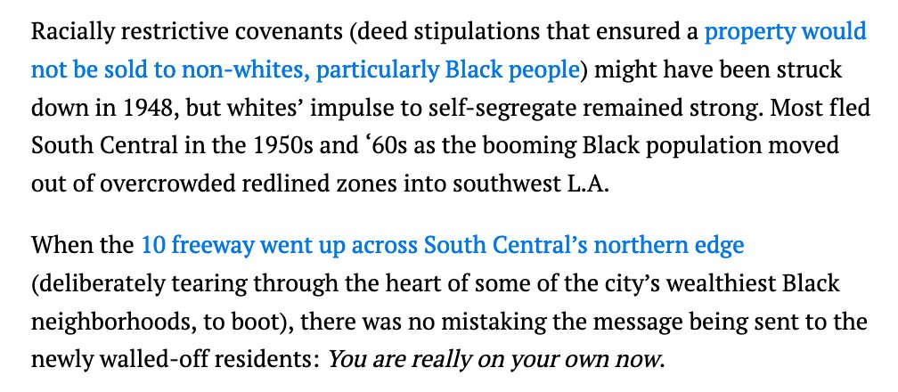 I wrote about this, too, in my deep dive into the history of South Central via the story of  #NipseyHussle  https://la.streetsblog.org/2019/08/15/nipsey-hussle-understood-cities-better-than-you-why-didnt-you-know-who-he-was/