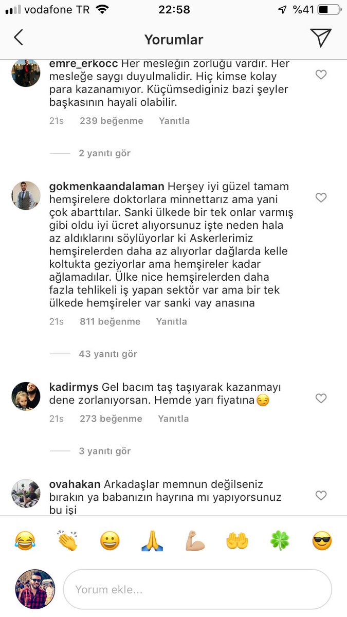 Morfoloji's tweet photo. Şu yapılan yorumları okuduktan sonra yapılan alkışların yalan olduğunu anladım. Çok nankör bir milletiz. https://t.co/QlxbHVG9Fv