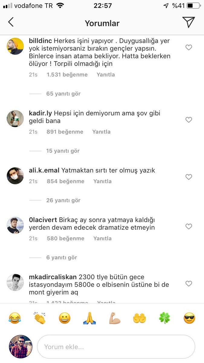 Morfoloji's tweet photo. Şu yapılan yorumları okuduktan sonra yapılan alkışların yalan olduğunu anladım. Çok nankör bir milletiz. https://t.co/QlxbHVG9Fv