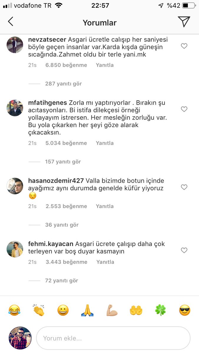 Şu yapılan yorumları okuduktan sonra yapılan alkışların yalan olduğunu anladım. Çok nankör bir milletiz.