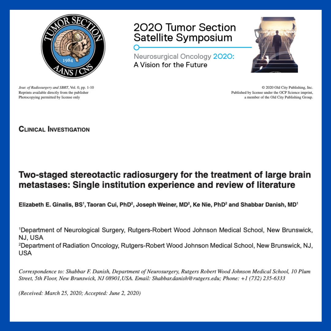 Rutgers Neurosurgery tweet media