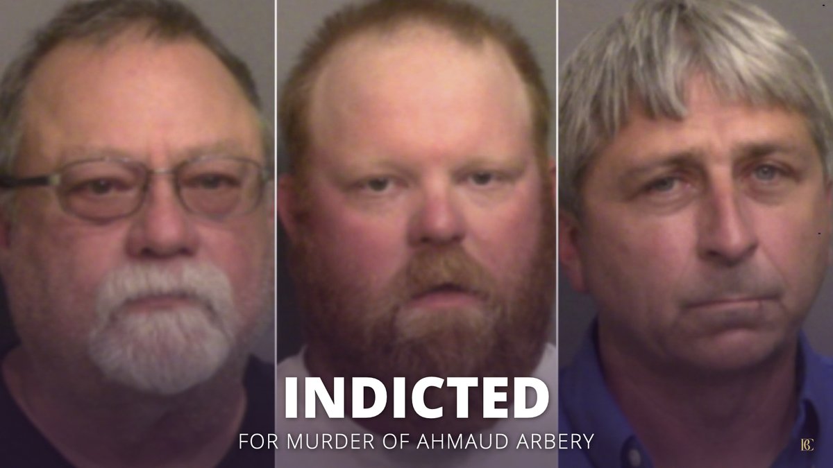 BREAKING: Travis and Gregory McMichael and William 'Roddie' Bryan have been officially INDICTED FOR MURDER of #AhmaudArbery – EACH facing 9 counts. This is MONUMENTAL in getting #JusticeForAhmaud!! #RunWithMaud