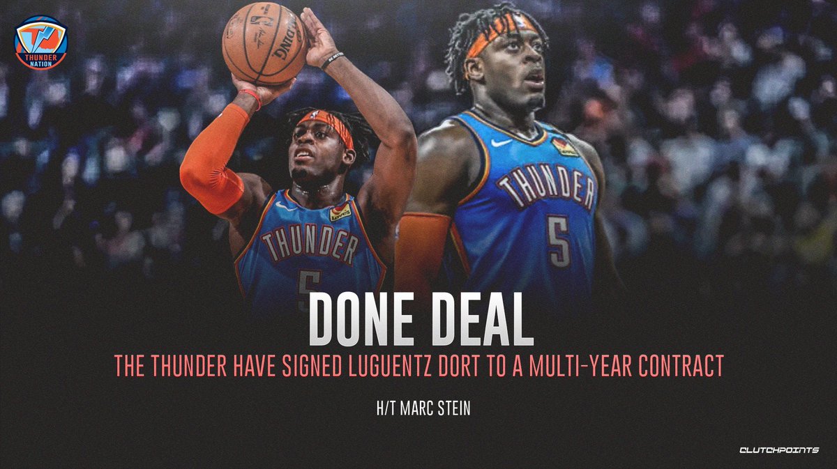 ThunderNationCP's tweet photo. Luguentz Dort is locked 🙌 https://t.co/FtiQpMdeIi