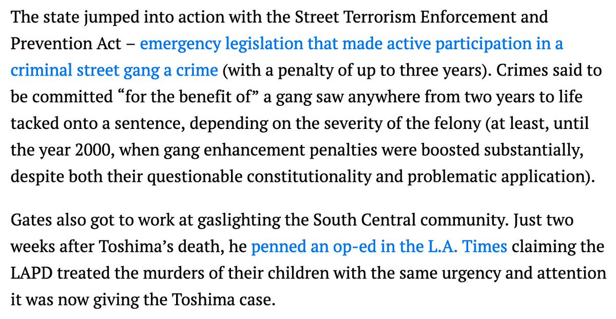 Toshima's death was leveraged in incredible ways...all to reestablish containment of folks south of the 10.