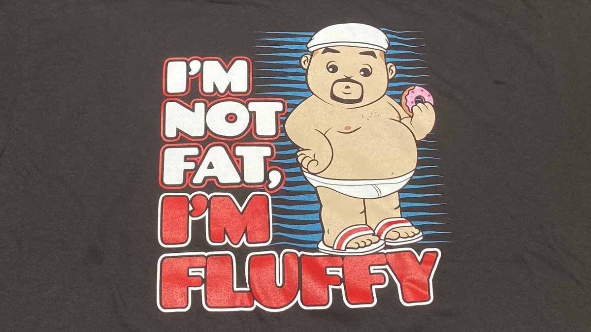 RT 4 ur chance to WIN a this FLUFFY t-shirt from FluffyGuy.com 😁 #GabrielIglesias 🍩