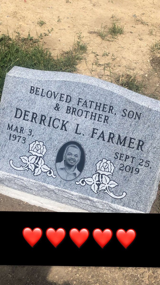 itsTammyFaye's tweet photo. They finally put my dad headstone down! #MissingYouDaddy❤️ https://t.co/1xXfqhygY1