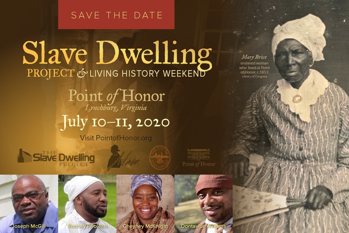 LburgMuse's tweet photo. Please save the date for this upcoming event at #PointofHonor. More information is at the link below and registration will be open soon. Follow us on social media and subscribe to our newsletter for updates! #history @slavedwelling #blackhistory #museum https://t.co/DJcaVLKaRM https://t.co/WZ7u41fsZT