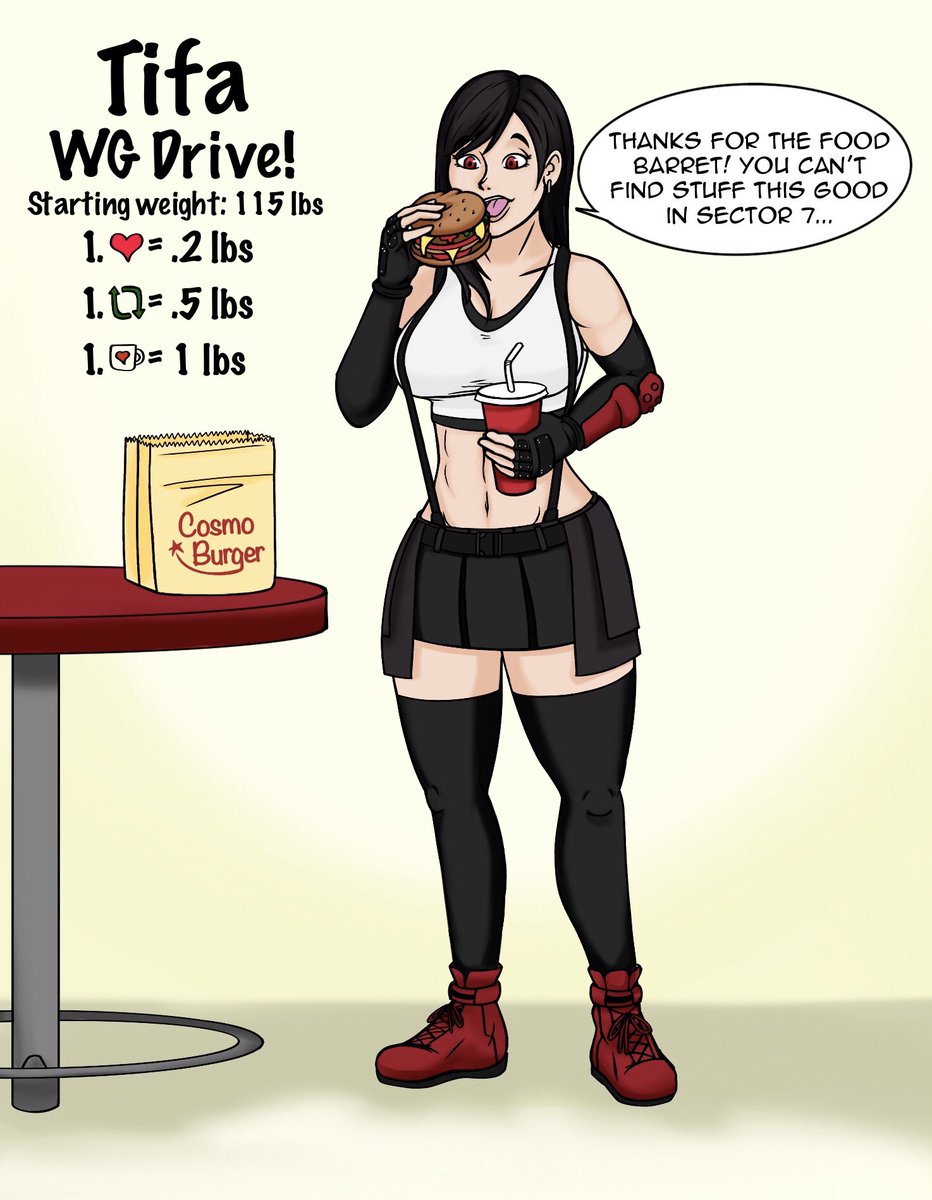 Here it is! MY FIRST WG DRIVE! Tifa tastes her first hamburger for the better or worst of her waistline 👀
KO-FI: ko-fi.com/mrchunk