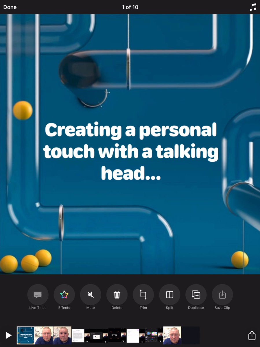 chriswoodteach's tweet photo. Iβve really fallen in love with Clips again, some lovely updates and features recently. Just creating some staff INSET videos and itβs perfect for creating short and impactful videos! Lovely stuff. #AppleEDUchat #clipsmagic https://t.co/8ofTdV5oLc