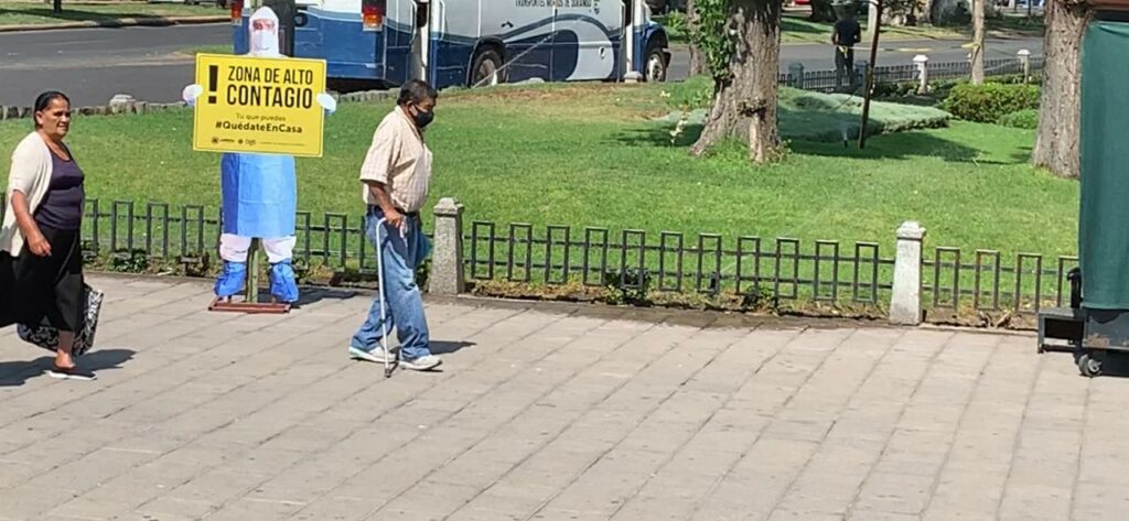 Plazuela Baca Ortiz zona de alto contagio de COVID-19 - notigram.com/durango/local-…