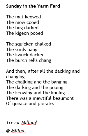 justdawned's tweet photo. Day 25 #junepoetry challenge NONSENSE POETRY. Here are 4 of my favourite nonsense poems. I'd love to collect lots more. What's yours? @Lizpoet @JulieAnnaPoetry @Tommo_the_teach @MariaNoctor @LorraineLawran2 @eenalol @Becky_Swain @OpenUni_RfP @_Reading_Rocks_ @ecawemma https://t.co/qM5kVqWlTF