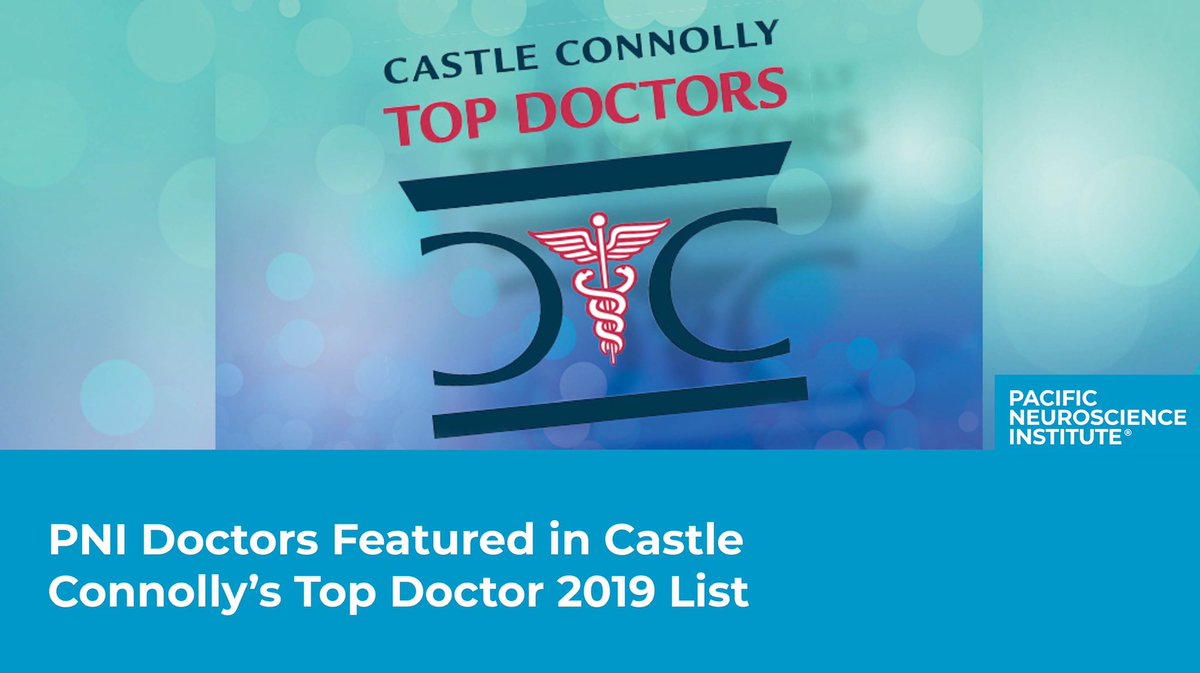 PacificNeuroPNI's tweet photo. #Throwback to when our physicians were multiple award recipients of Castle Connolly’s Top Doctors award for their clinical excellence and commitment to patient care. Congratulations to our doctors again!
https://t.co/BVsGxI2J9x…
#ThinkPNI #PacificNeuro https://t.co/V8kaC7T4tq