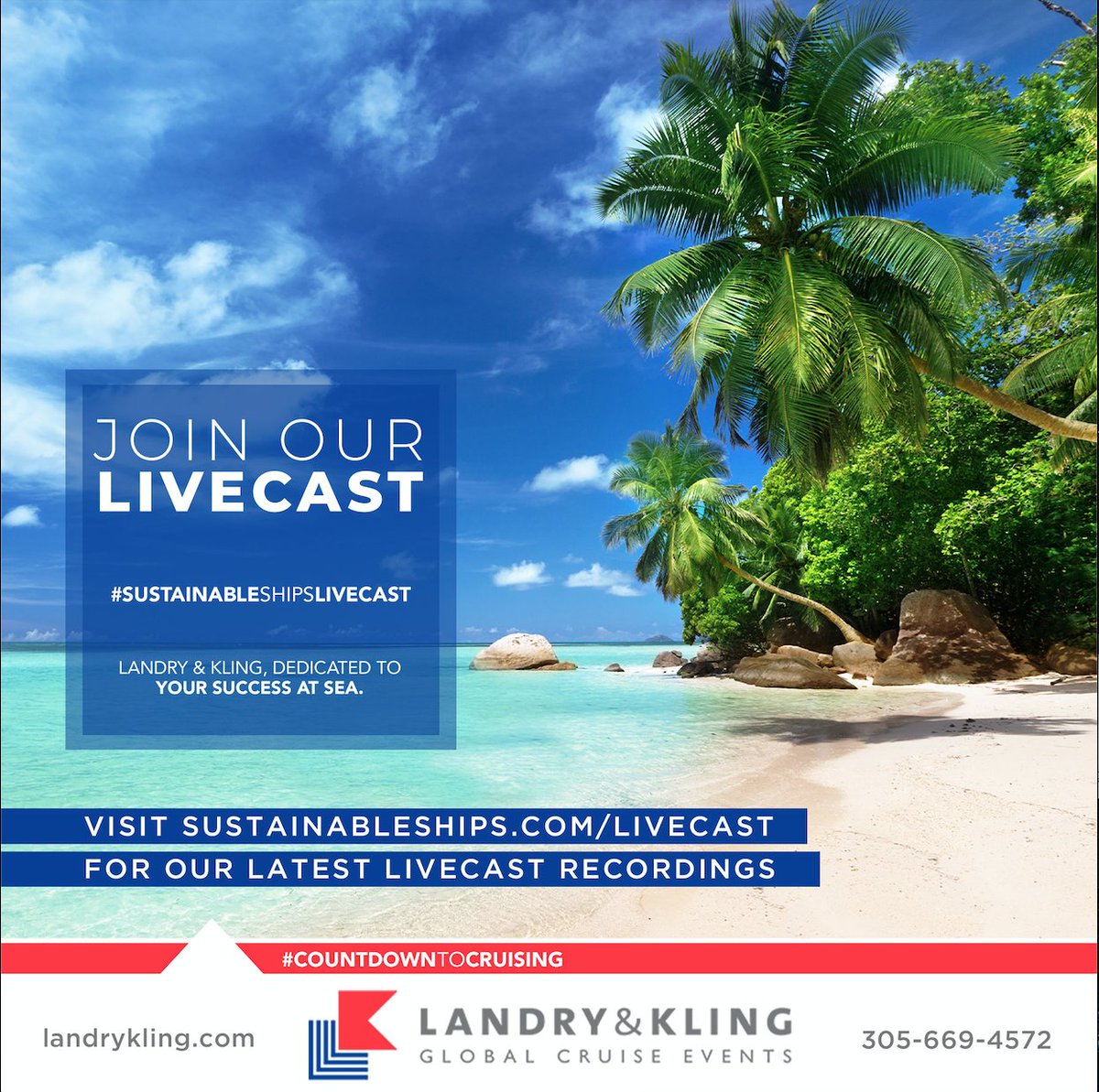 landryklingGCS's tweet photo. Missed our last livecast? No problem, visit https://t.co/1XWgqQ3Vc0 for all of our livecast recordings. Hope to see you at our next livecast on July 10. #sustainability #sustainableships #livecast https://t.co/OeyZ18iWzq