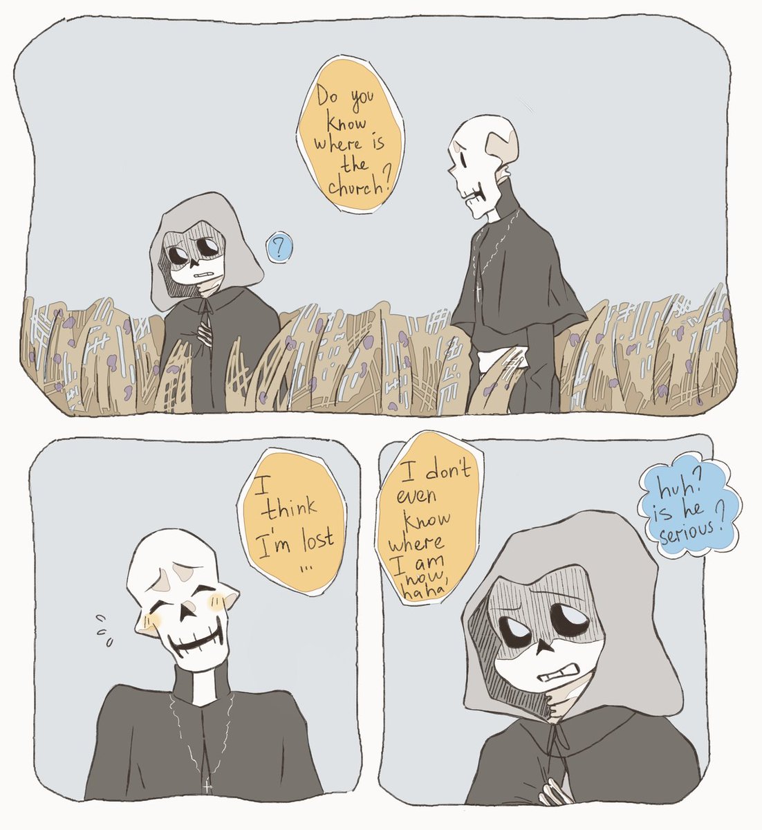 well, there will be my witch au comic ( ͡° ͜ʖ ͡°)
pages 1-4
#undertail #fontcest #witchau