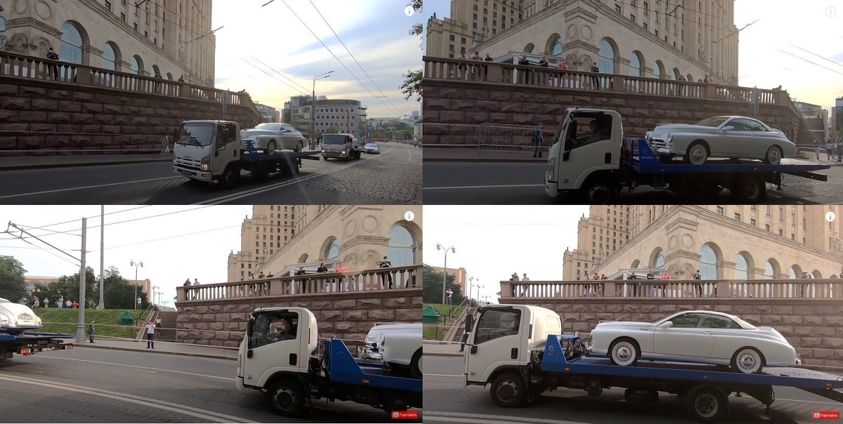 Photos of those replica GAZ M-20 Pobeda sedans used by Turkmenistan. 17/ https://vk.com/milinfolive?w=wall-123538639_1498633