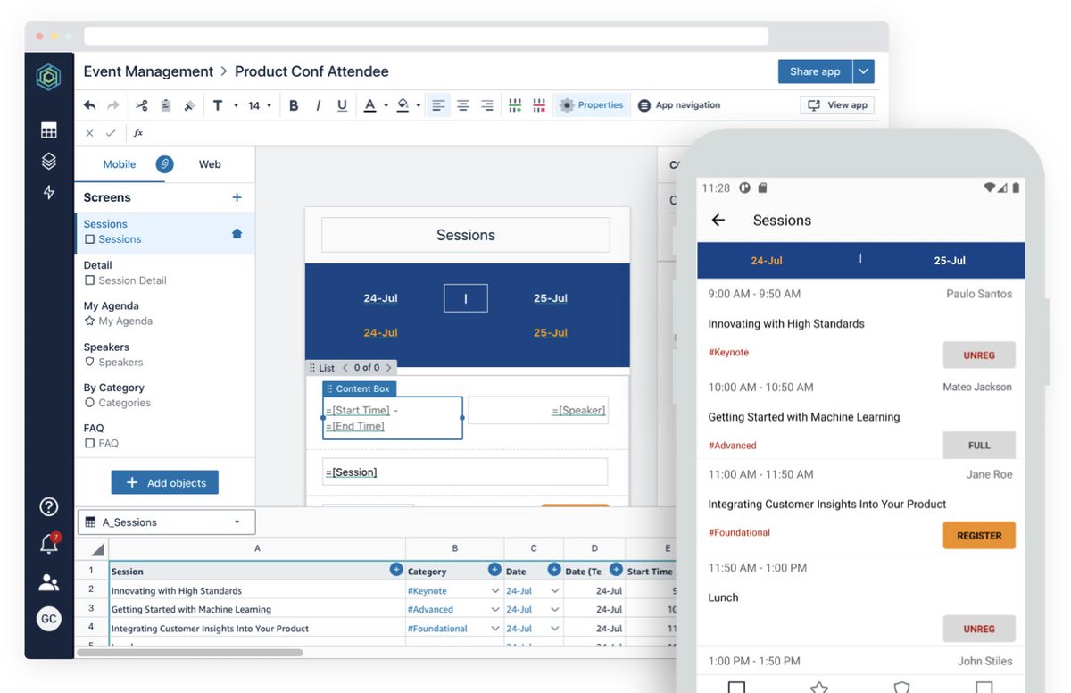 chiefmartec's tweet photo. AWS launches Amazon Honeycode, a no-code mobile and web app builder https://t.co/aIah446ptE by @fredericl @techcrunch #MarTech https://t.co/Ng7VhrWCdA