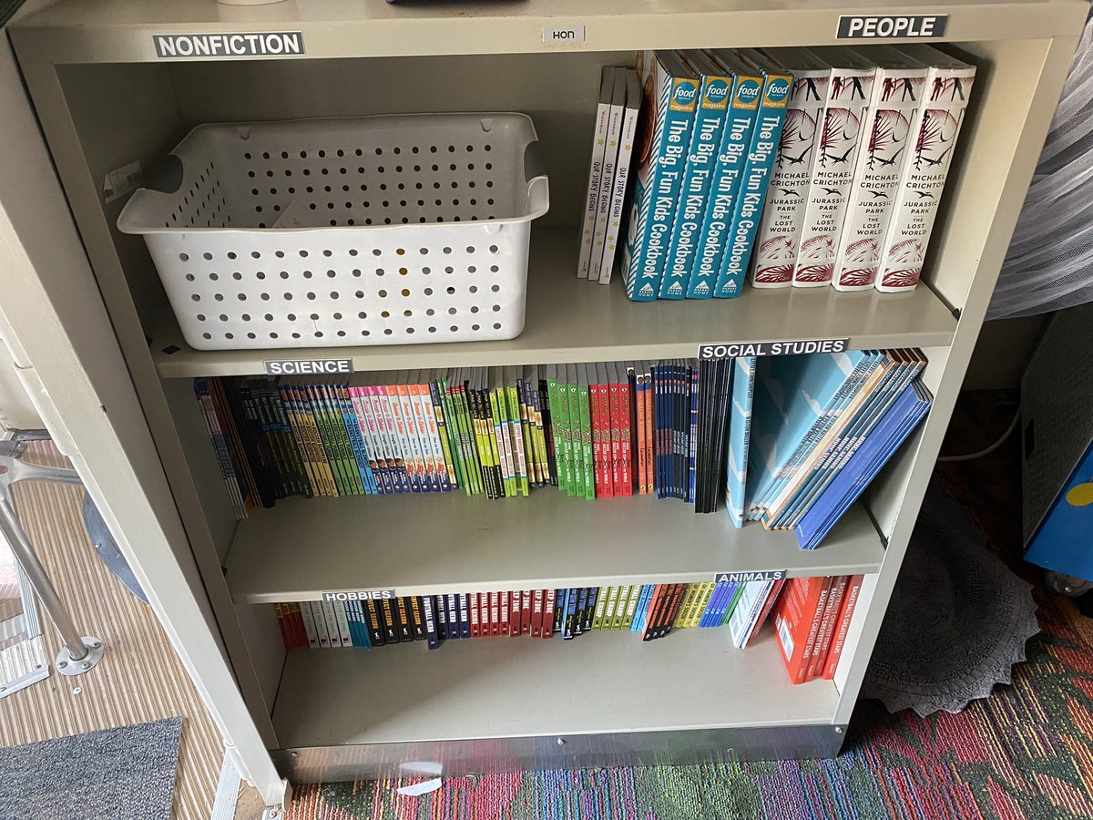 GCSBookBus's tweet photo. Tons of new chapter books for the kids of @GreenevilleCity!! https://t.co/xG2GtMyszN
