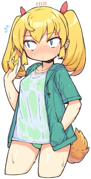 (絵チャ)恥じらいテスラくん #うちの子 