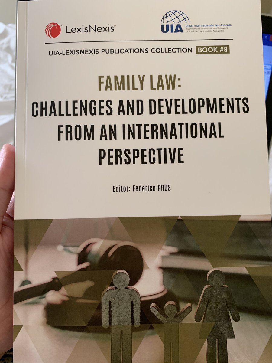 A fantastic new book on Family Law is out edited by <a href="/UnionIntAvocats/">UIA</a> <a href="/LexisNexis/">LexisNexis Legal & Professional</a> Happy to contribute with a chapter on International Relocation. Interesting articles from <a href="/quijotadeapie/">Daniela Horvitz</a> <a href="/albertoromanp/">Alberto Román P</a> for your summer reading list