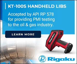 RigakuAnalytic's tweet image. See our new resource page for the use of the KT-100S #handheldLIBS in #petrochemical facilities. 

rigaku.com/products/libs/…

*what common alloys are used in petrochemical plants
*listen in on a webinar
*what is API RP 578?
*download an app note, 
*request a quote! 

It&apos;s all here!