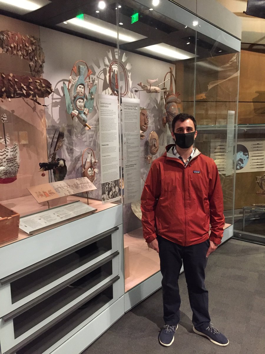 AlaskaStateMuse's tweet photo. We are open! Please call the front desk to schedule an appointment to visit the museum. Thanks, Sean, for visiting us today!

Alaska State Museum: (907) 465-2901

#Reopening #AlaskaStateMuseum #FirstVisitor https://t.co/zFHOU68LsU