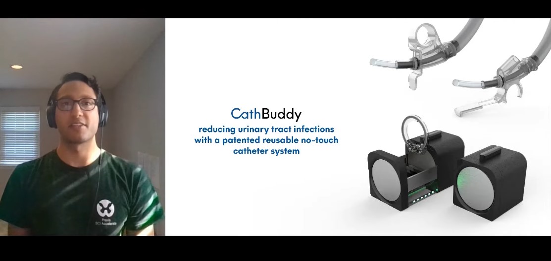 praxis_sci's tweet photo. CathBuddy is creating a reusable urinary #catheter system that will help avoid #UTIs and improve overall health. Watch CathBuddy’s pitch now: https://t.co/7o4QON2ZJS
@CathbuddyInc #PraxisDemoDay #hackSCI #medtech https://t.co/JreBuMGkft