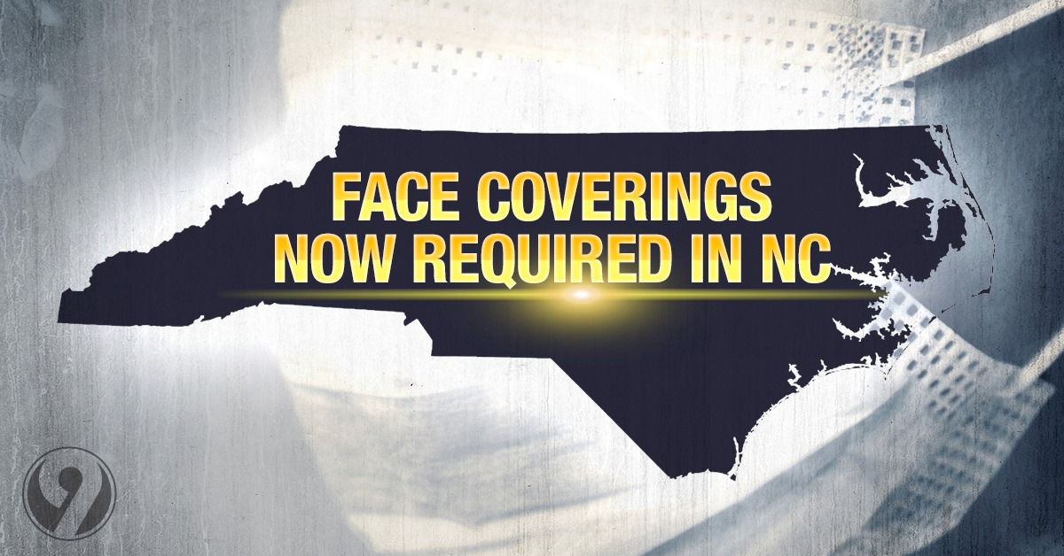 1. Starting Friday at 5 pm, face coverings are required in the state of North Carolina. Here is a thread with some highlights of the Executive Order. Please note that I use mask and face covering interchangeably. More details on what can be worn are in the thread.
