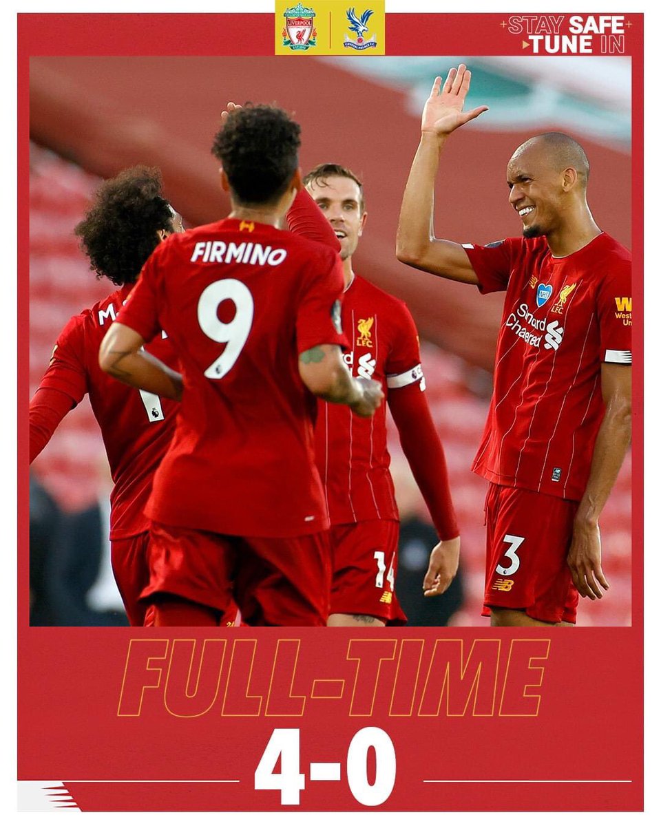 Wat een geweldige kant <a href="/LFC/">Liverpool FC</a> is. Het lange wachten is bijna voorbij. Absoluut de juiste beslissing om de Premier League af te maken en deze waardige kampioenen te kronen.