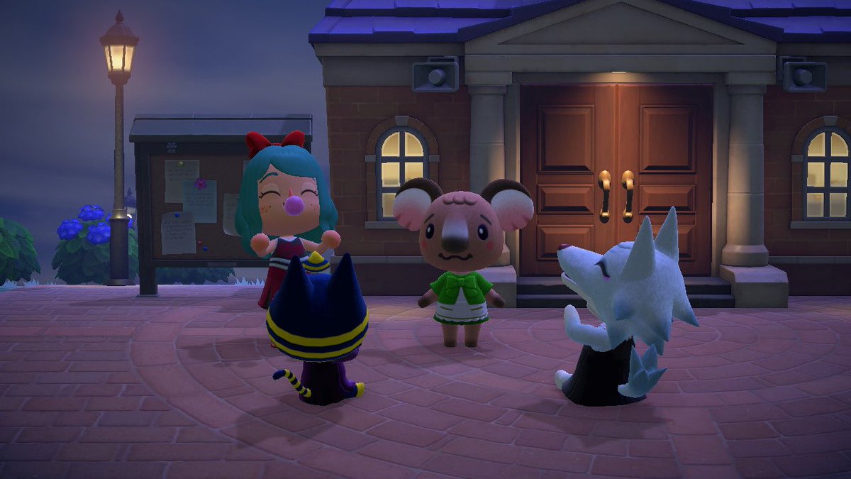 My villagers never sing, and I finally caugh Melba preforming 🎤

#AnimalCrossing #ACNH