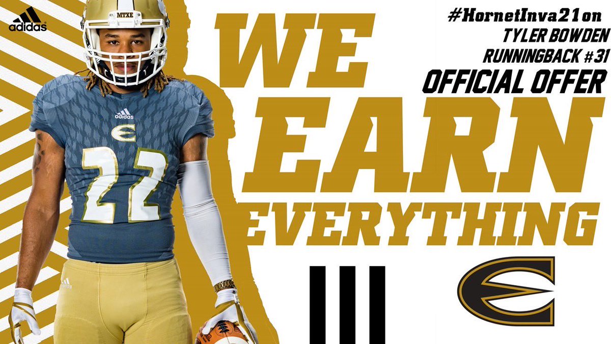 Excited to say I have received an offer from Emporia State University! Thanks <a href="/CoachGHiggins/">Coach Higgins</a> and <a href="/CoachEmoore/">Eriq Moore</a> #HornetInva21on <a href="/ESUFOOTBALL/">ESU Hornet Football</a>