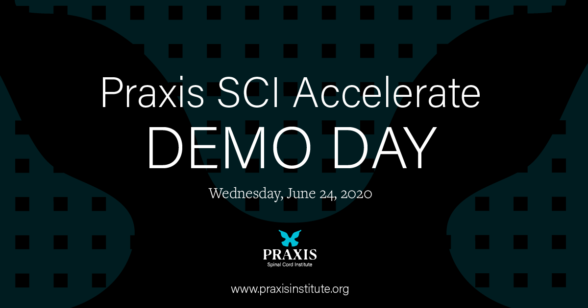 praxis_sci's tweet photo. Discover the secrets of #SCI innovation with the 2020 cohort of Praxis SCI Accelerate. Ask your question, watch their amazing pitches, read their stories! #PraxisDemoDay #hackSCI
https://t.co/7o4QON2ZJS https://t.co/9eNNfHjIdl