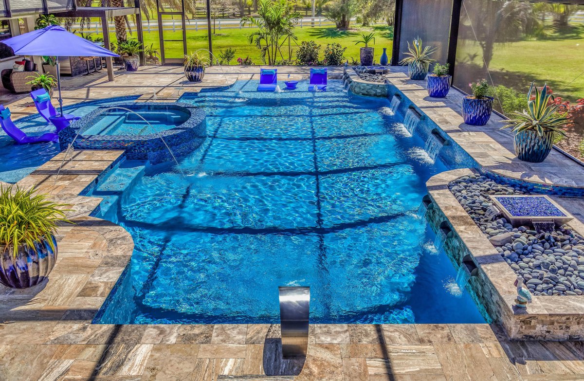 The #PoolOfTheWeek showcases the 2019 #AwardsOfExcellence winners from <a href="/ThePHTA/">The PHTA</a>. This week won BRONZE in the Miscellaneous, Screened/Enclosed Residential Pools category. Pool by <a href="/SUPERIORPOOLS1/">SUPERIOR POOLS</a> in Port Charlotte, Florida.
