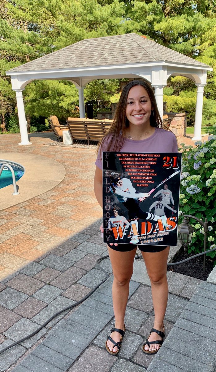 taboyd66's tweet photo. A custom created print on metal 16x20 was just delivered today. As you can see Lauren has had quite the career and is headed to Northwestern University. 
@WadHammer @AdWeidler https://t.co/FfQnuURh8v