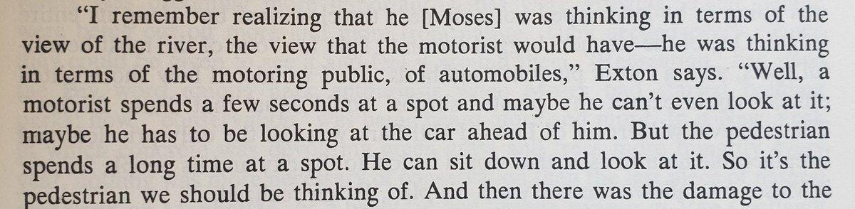 Yeah, Moses' obsession with drivers having pretty views is weird af. But then he didn't drive so...