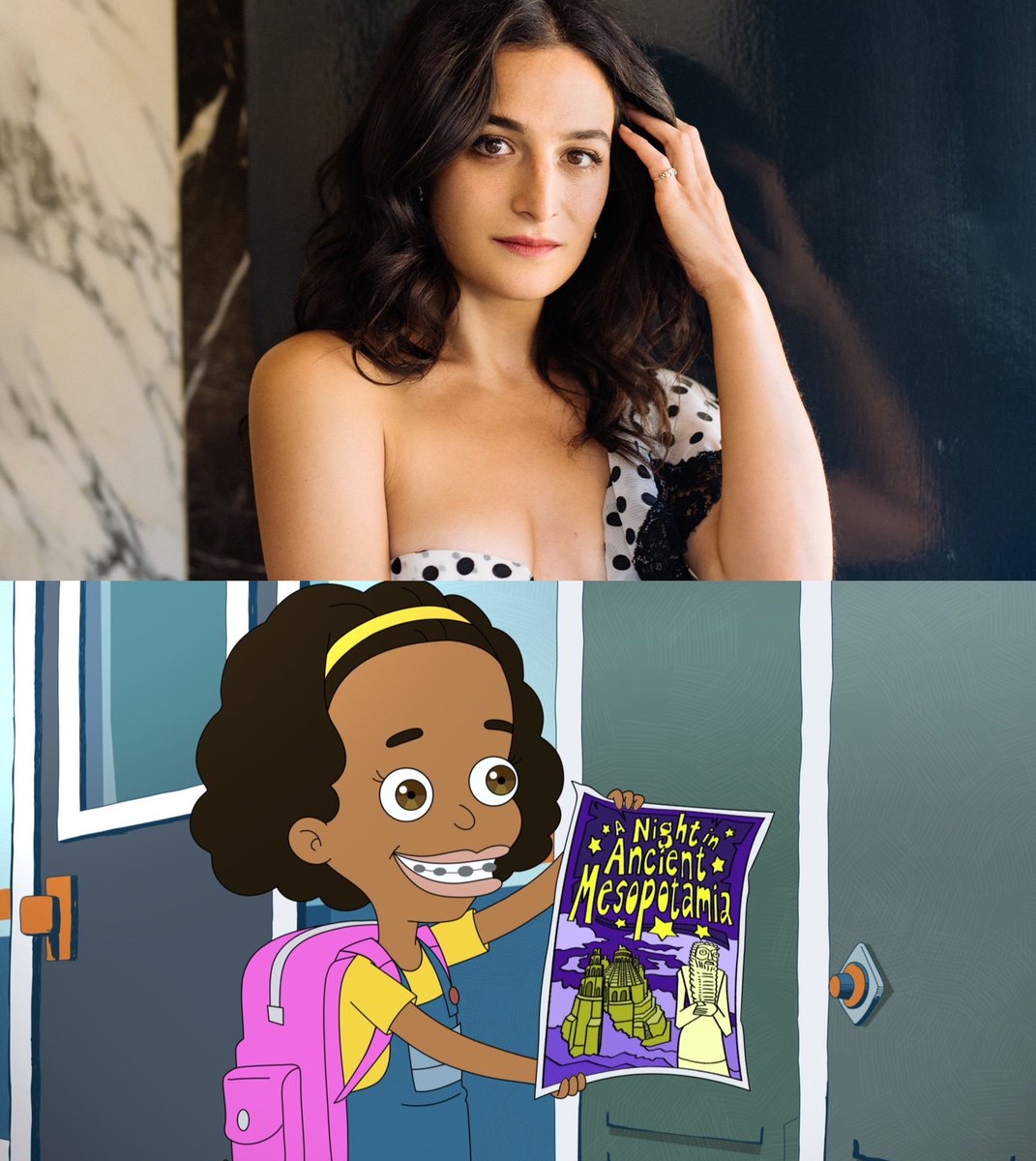 PopCrave's tweet photo. Jenny Slate announces she will no longer voice Missy on #BigMouth:

“I reasoned with myself that it was permissible for me to play ‘Missy’ because her mom is Jewish and White — as am I. But ‘Missy’ is also Black, and Black characters should be played by Black people” https://t.co/1Z6htXqup3