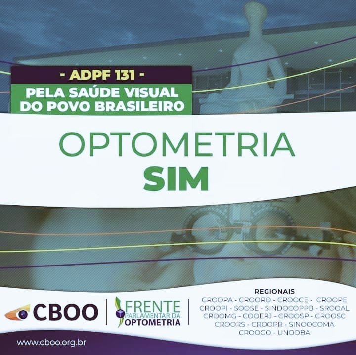 AdrianaOpto's tweet photo. #OPTOMETRIASIM
#OPTOMETRIA
#DestaqueNaADPF131
#OptometriaNoBrasil
#CBOO
@STFnoticias
@CNJ_oficial
@LRobertoBarroso https://t.co/jMhXUI93Lh