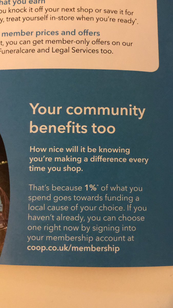 MpcAlice's tweet image. What’s the benefit of having a coop card?? That’s right. 1% goes to the local causes. Even if you don’t have the means to donate to charity or fundraise, just completing your local shop and swiping your card goes a long way