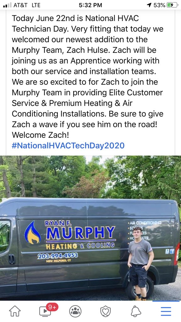 HulseMeredith's tweet photo. @HenryAbbottTech  Thank you Mr. D and Mr. Clarke! Zach is starting his senior year and on his way to a successful career in HVAC. https://t.co/Gvh8QQR0B4