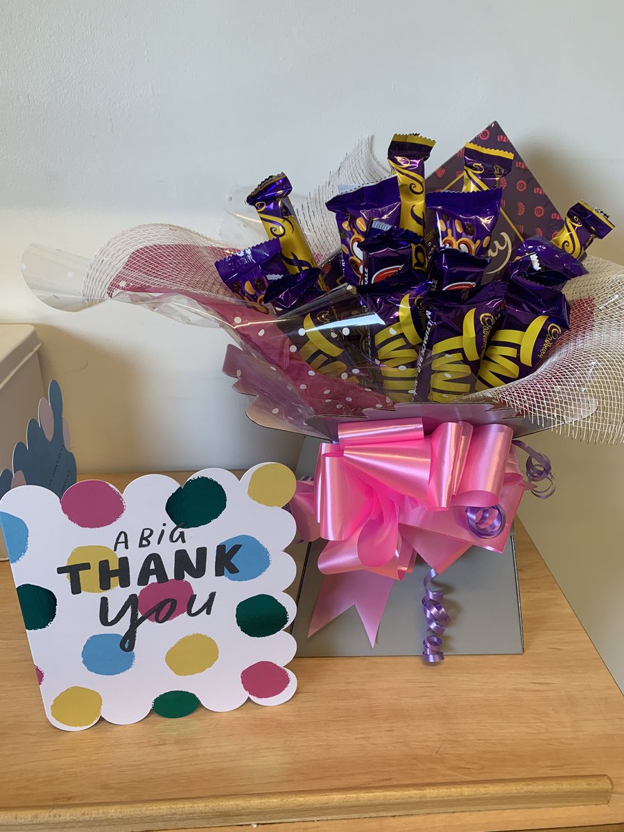 Amazing present from a lovely relative today to thank our staff on Mandarin A, well done team 👏 <a href="/josiemac67/">Josephine McArdle</a> <a href="/HenkelMichaela/">Michaela Henkel</a> <a href="/carolinemoore62/">Caroline Moore</a> @leighkan1984 <a href="/DannyLunda/">Danny Lunda Ngandu</a>