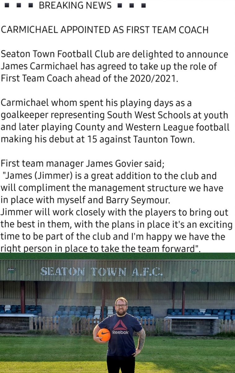Seaton Town Football Club tweet media