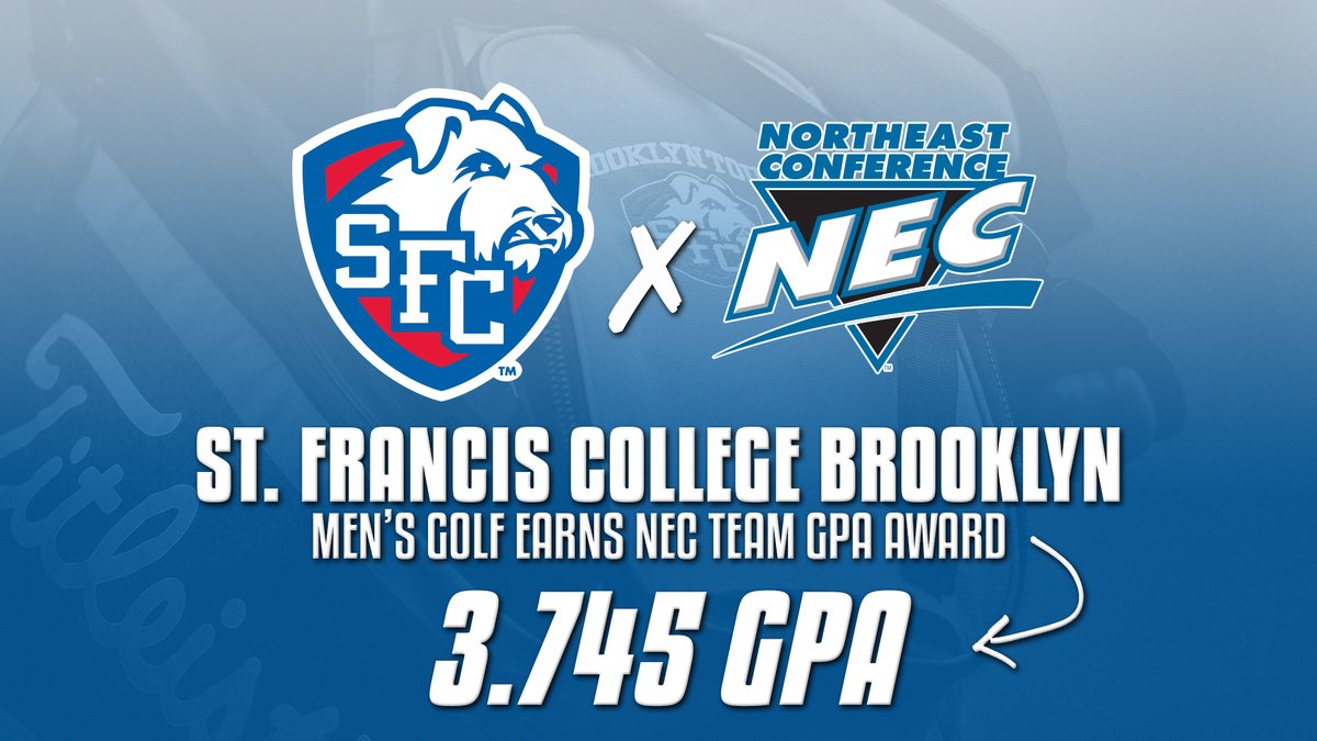SFBKTerriers's tweet photo. 📰: Congratulations to the men's golf team on earning the @NECsports Team GPA Award for recording a cumulative GPA of 3.745!

🔗: https://t.co/DEIVzEp5If

#BrooklynTough | #TerrierPride https://t.co/jxZhTXpVOy