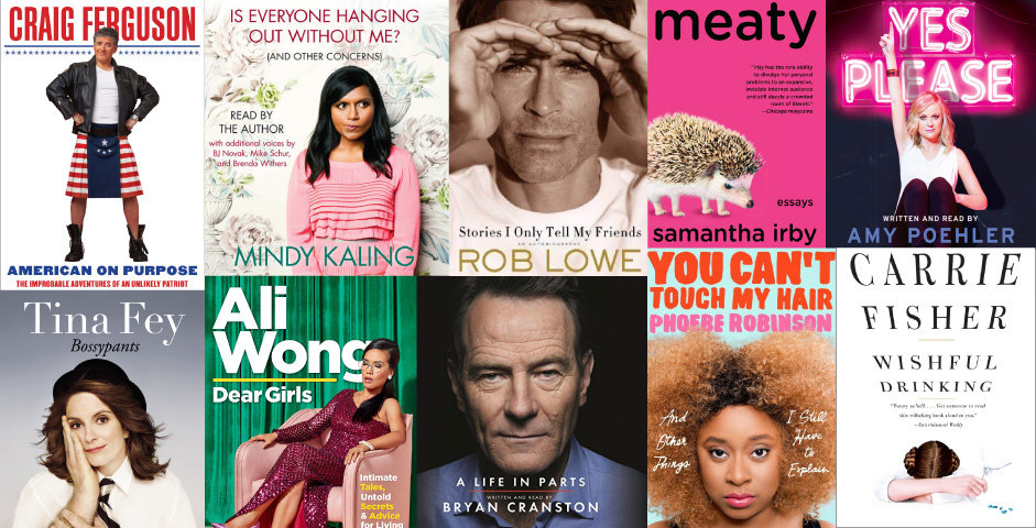 collage of autobiography covers