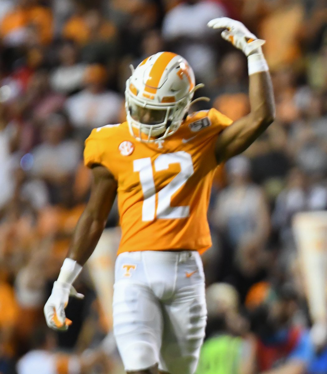 PFF_College's tweet photo. Tennessee Volunteers CB duo coverage snaps

- Bryce Thompson: 325
- Shawn Shamburger: 361

Zero TDs allowed. https://t.co/ATnbwt1SS7